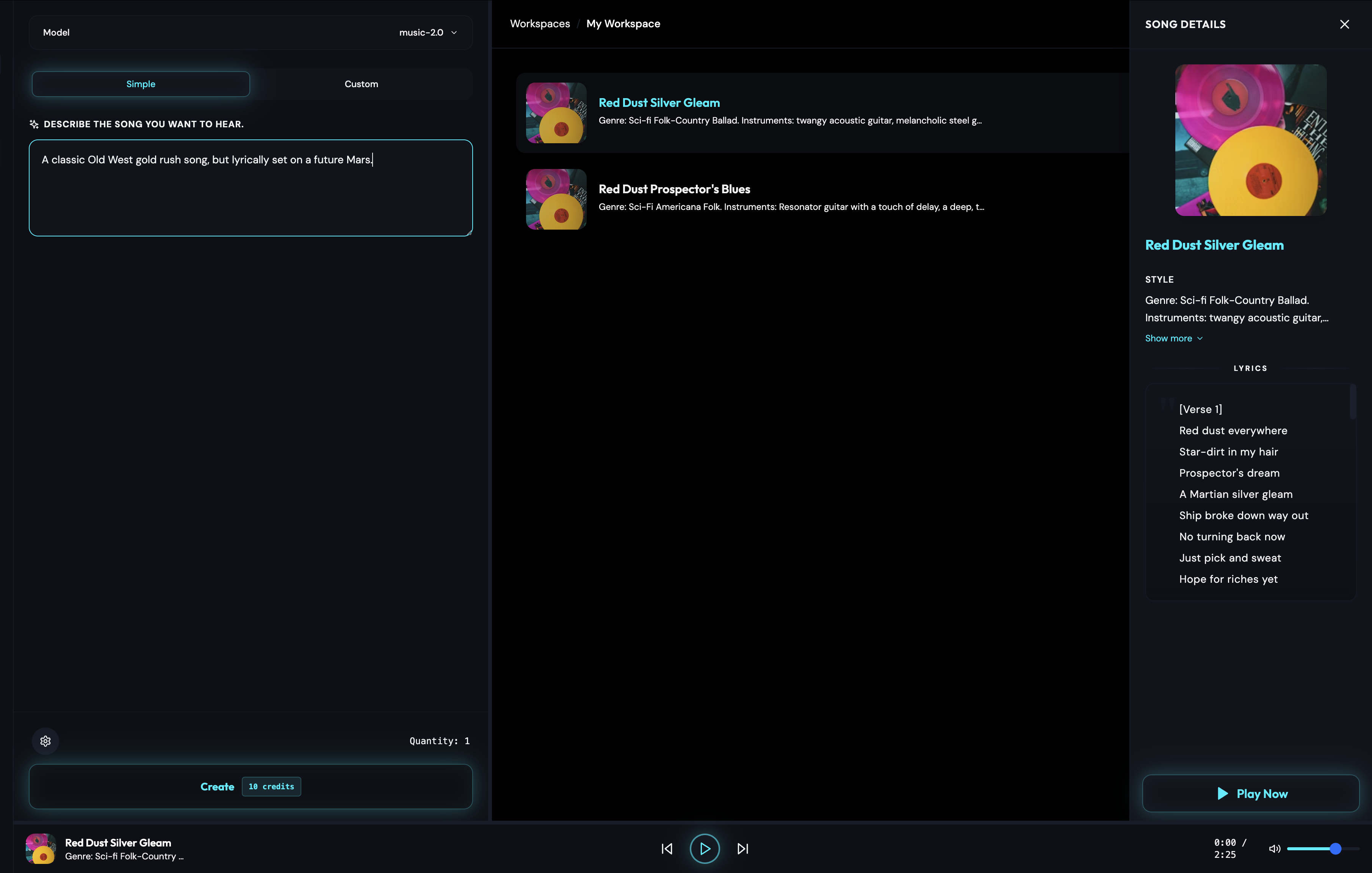 Drumics - AI Music from Words and Photos gallery image
