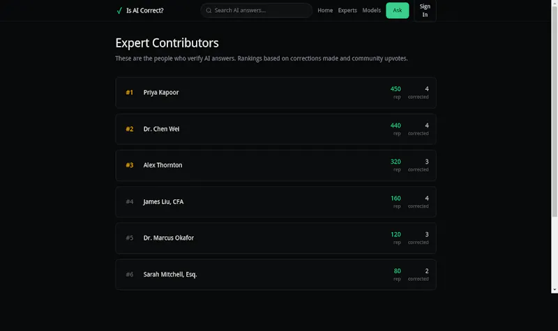 Is AI Correct? screenshot 3