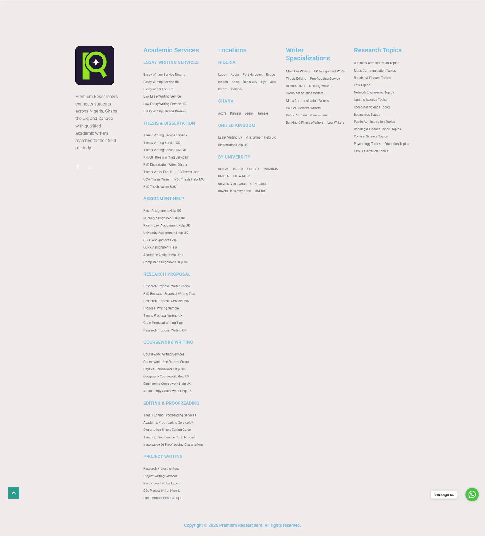 Premium Researchers Writing  screenshot 2