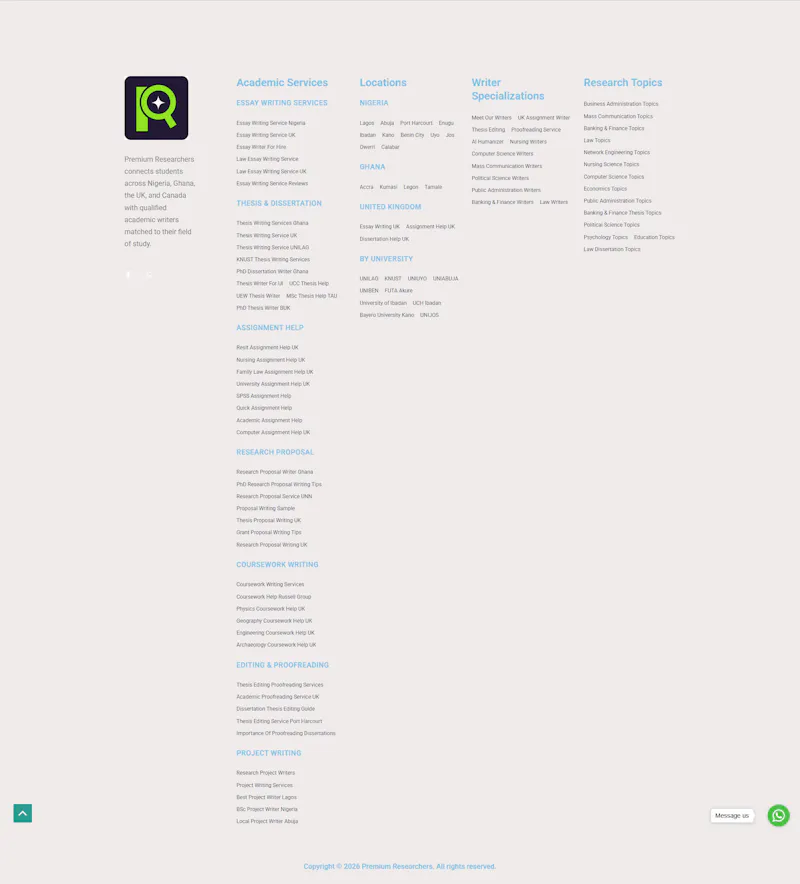 Premium Researchers Writing  screenshot 2