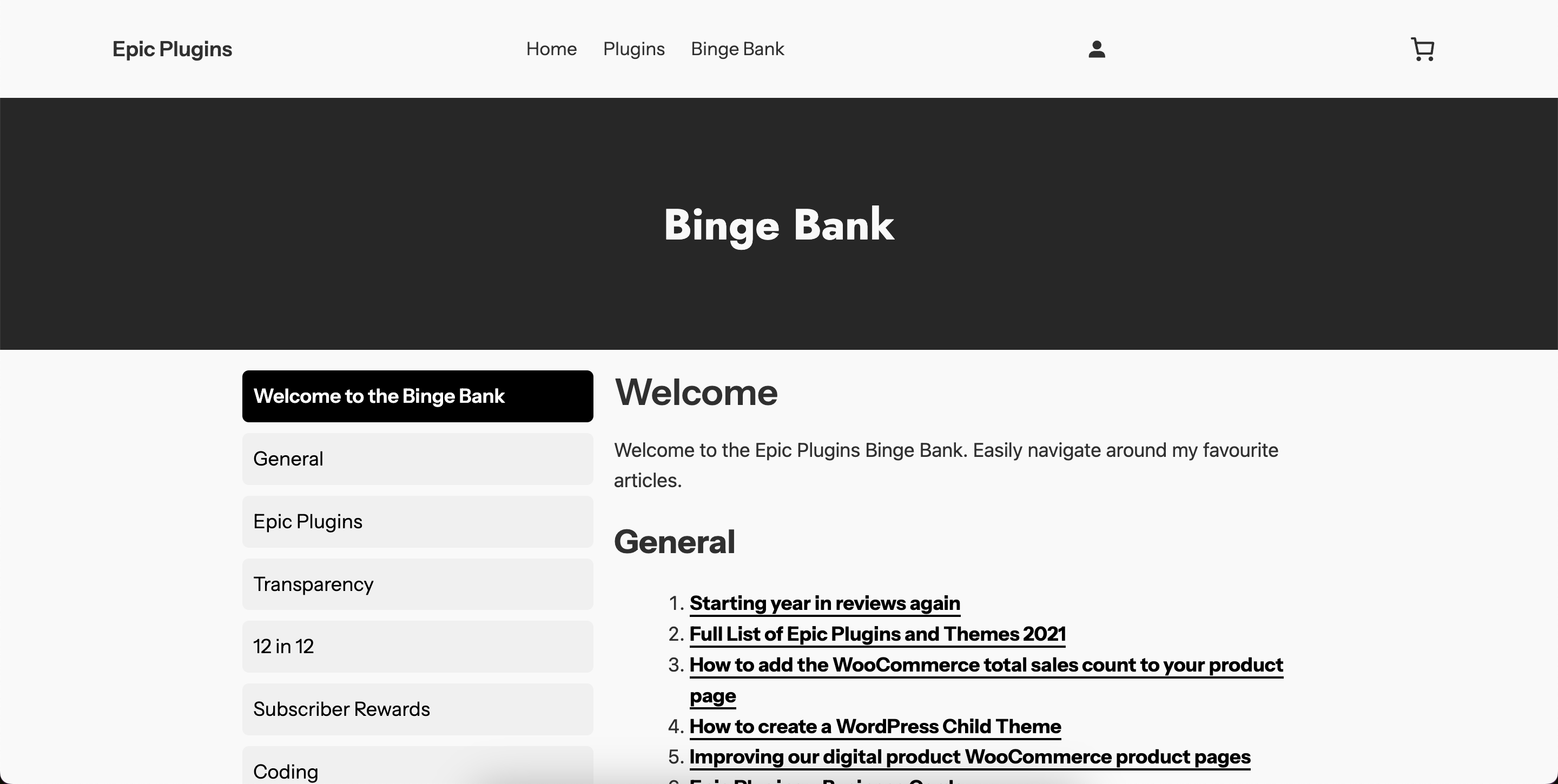 Binge Bank WordPress Plugin Medien 4