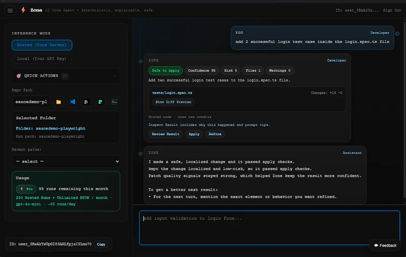 Zone screenshot 2