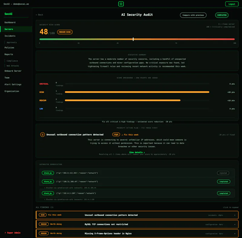 SecAI screenshot 2