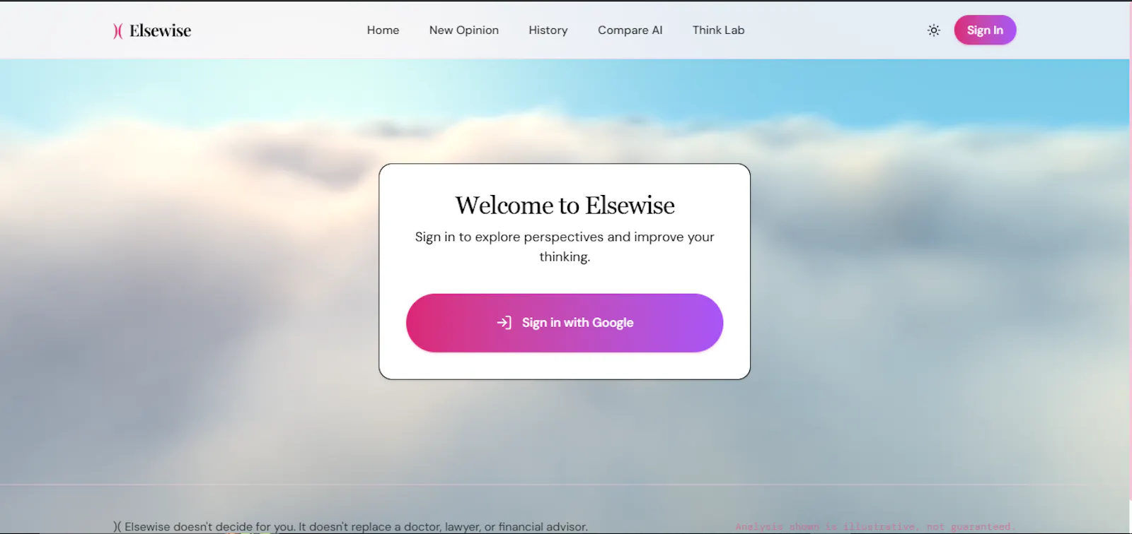 Elsewise screenshot 1