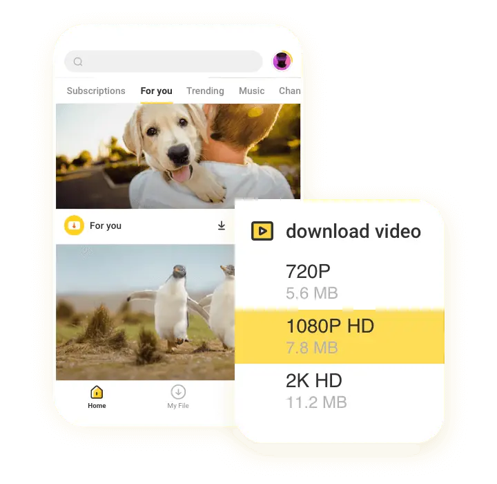Aplicación de snaptube media 2