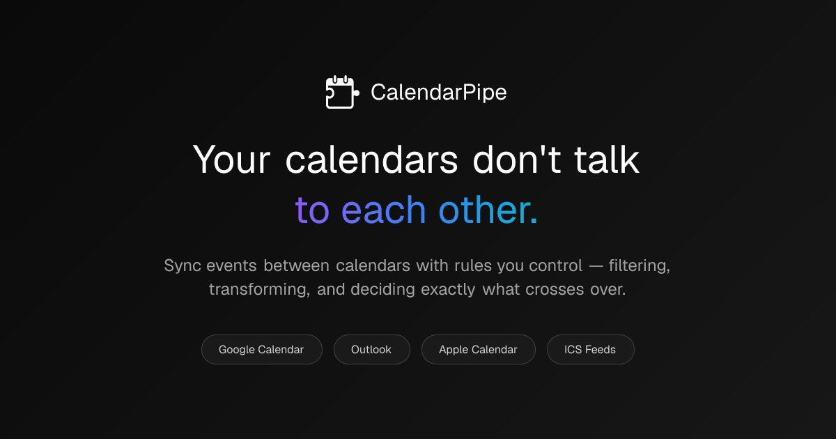 CalendarPipe gallery image