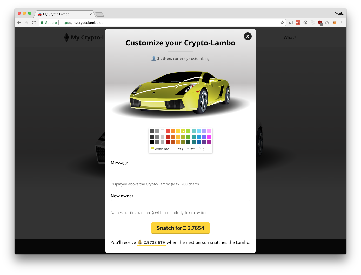 Crypto Lambo gallery image