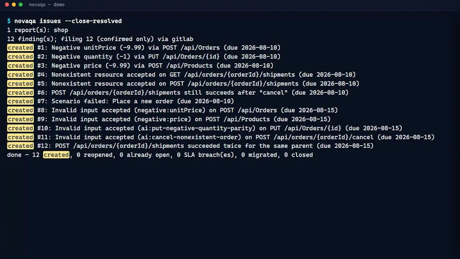 Nova AI QA Engineer screenshot 1 (video preview)