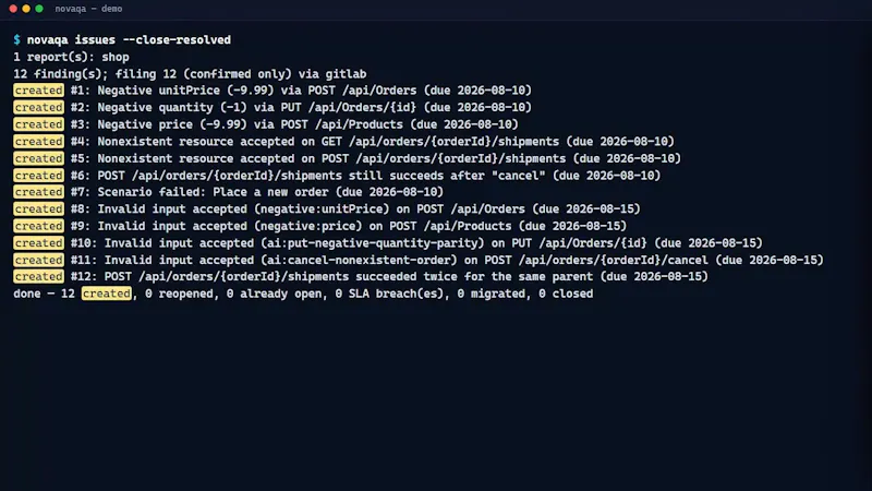 Nova AI QA Engineer screenshot 1 (video preview)