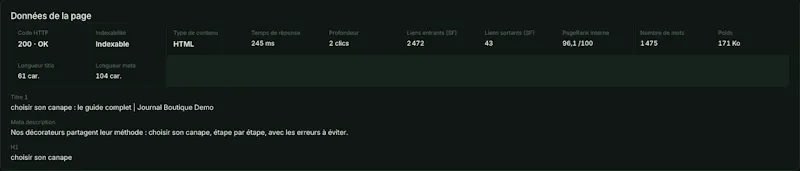 Crawloscope screenshot 4
