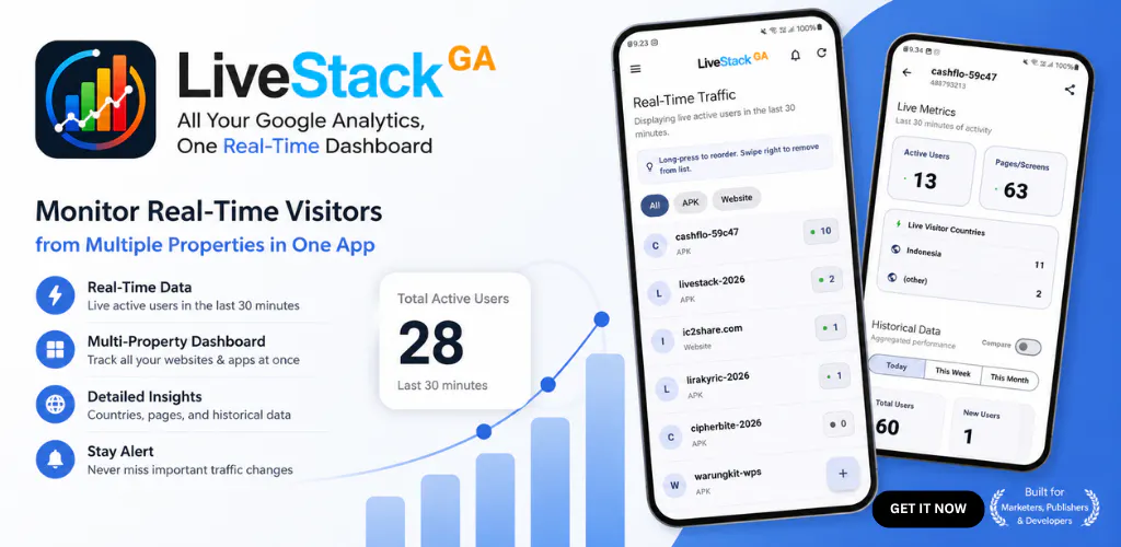 LiveStack GA screenshot