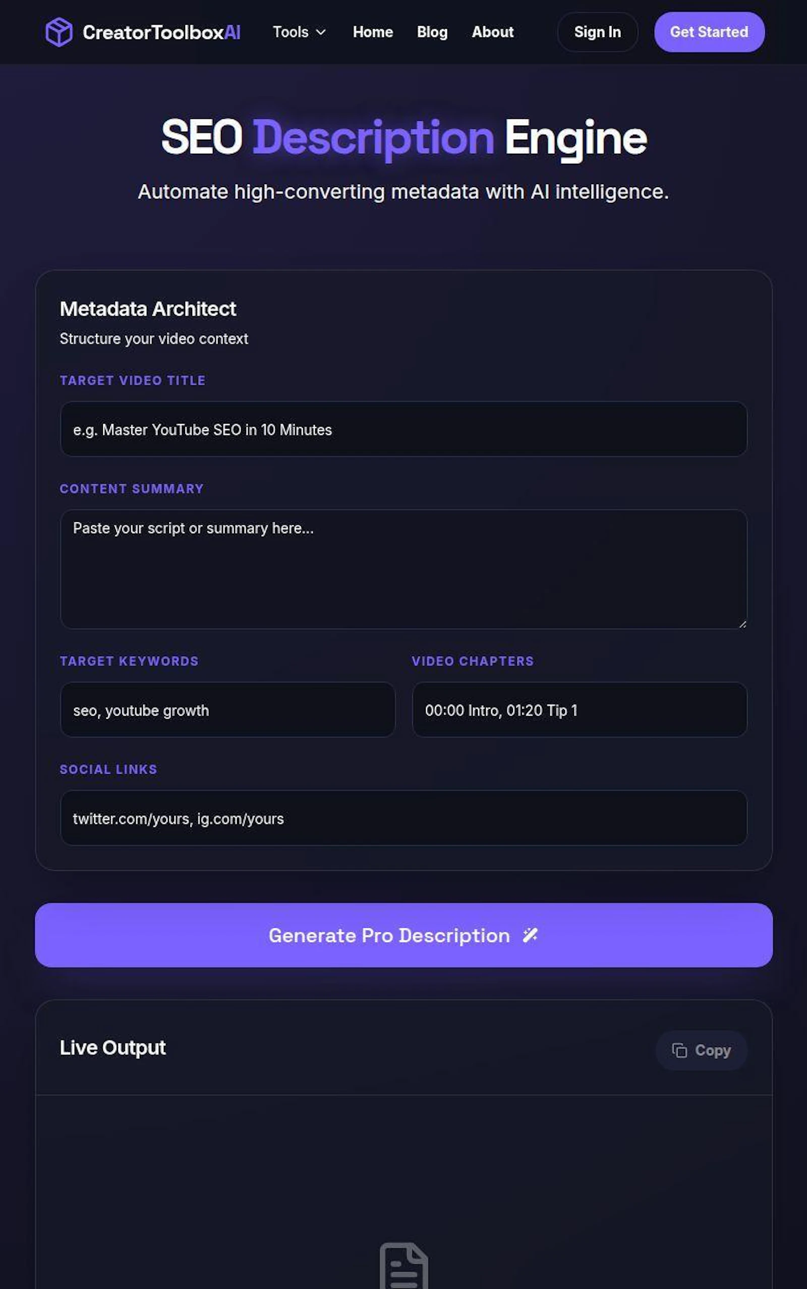 Creator toolbox ai screenshot 5