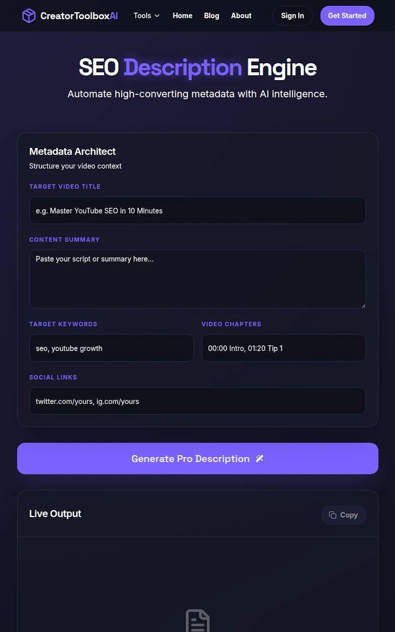 Creator toolbox ai screenshot 5