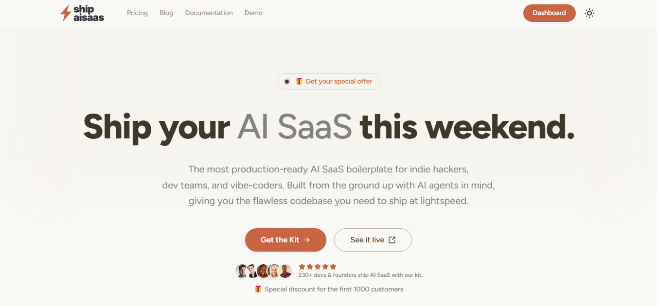 Ship AI SaaS gallery image