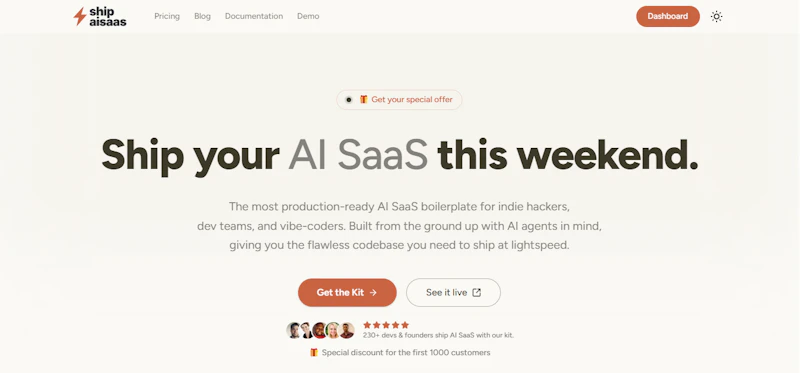 Ship AI SaaS screenshot 1