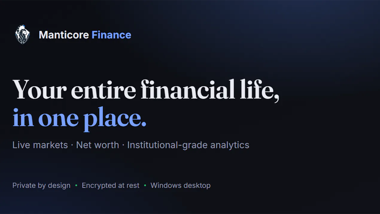 Manticore Finance product