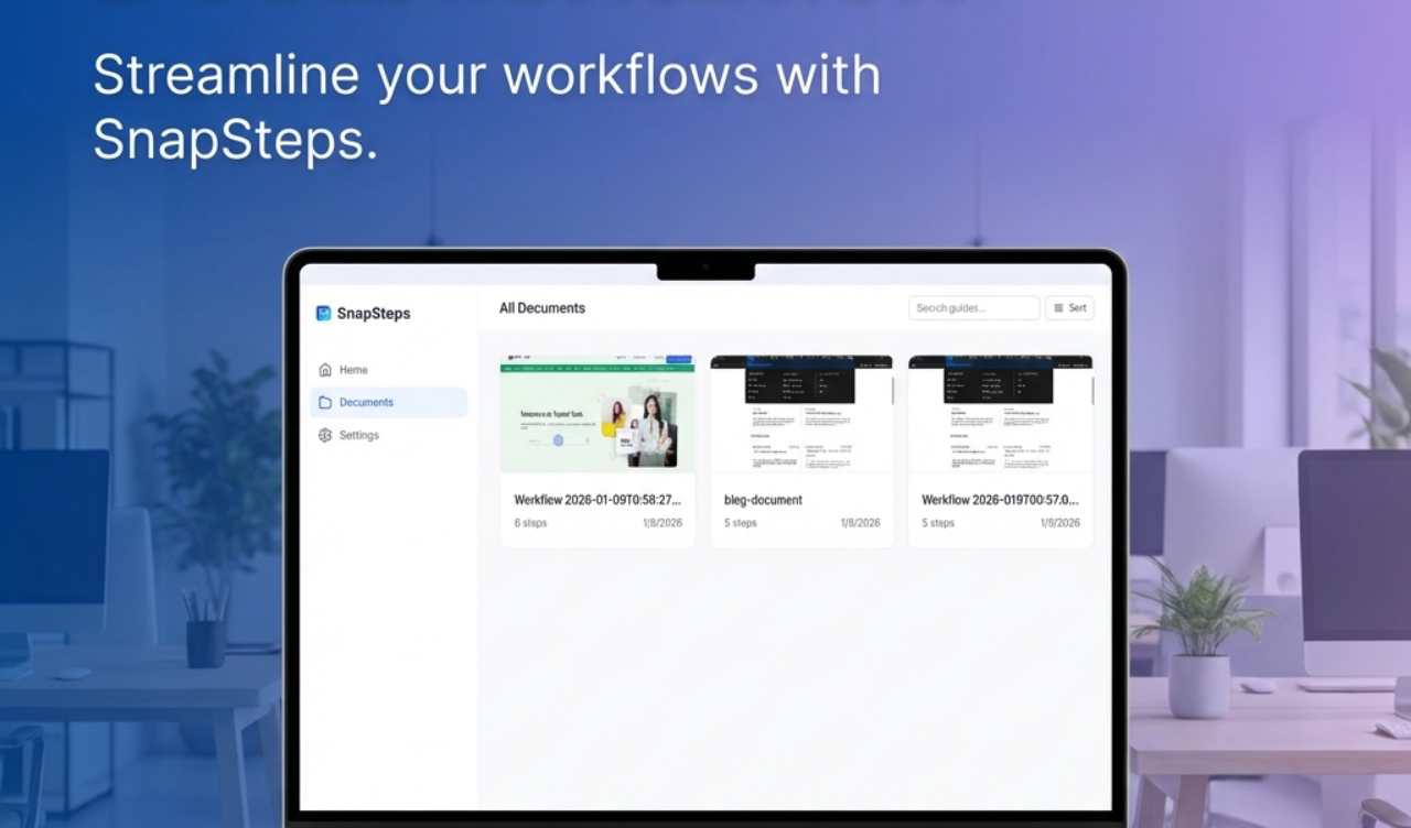 SnapSteps - Screenshot 3 showing product features and functionality