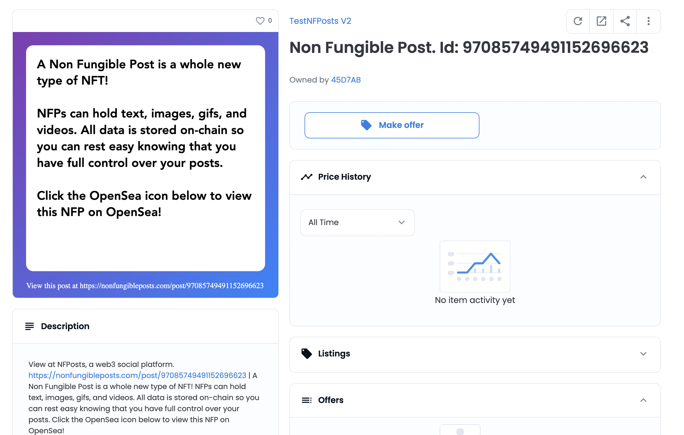 Non Fungible Posts gallery image