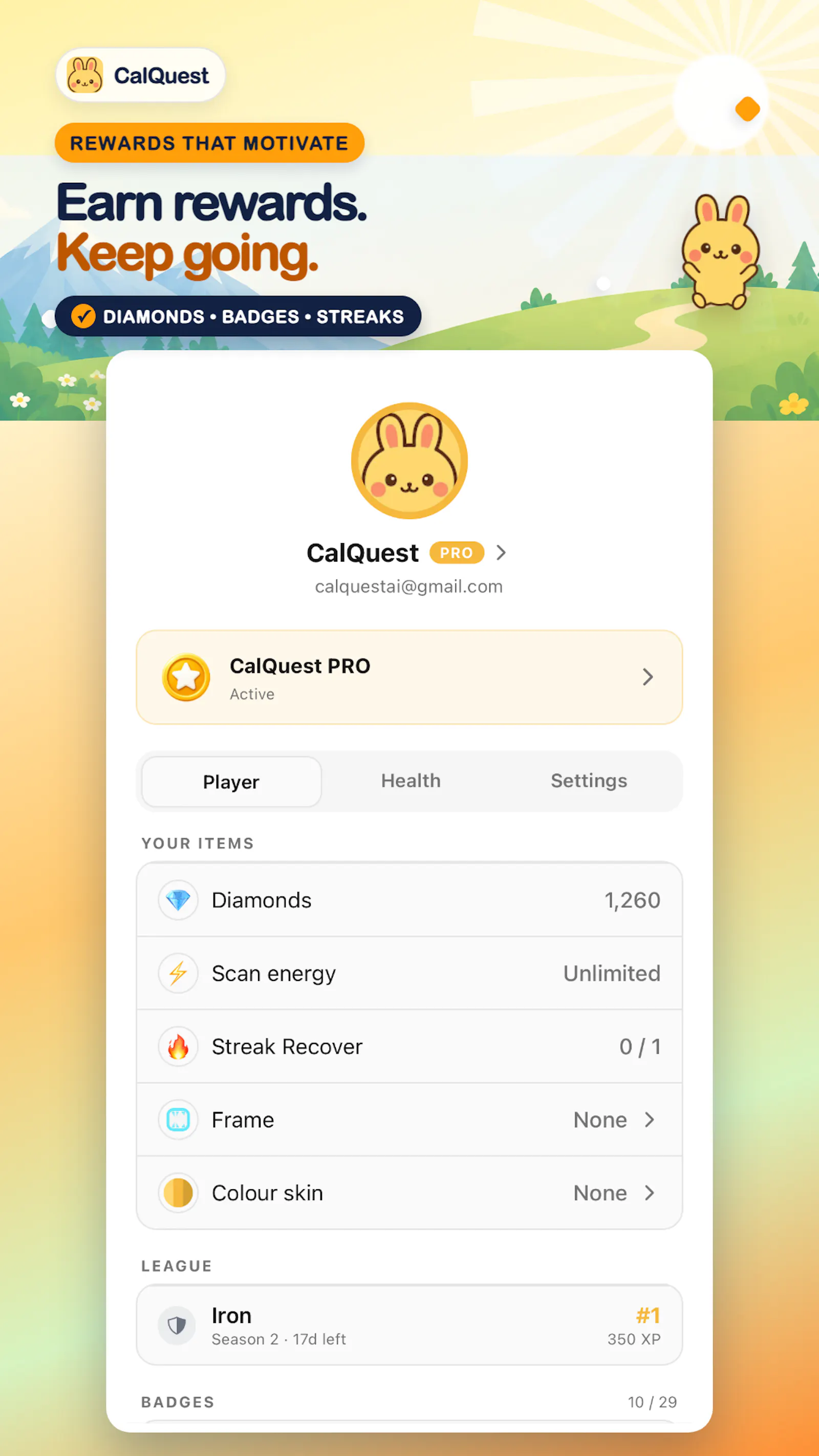 CalQuest screenshot 4