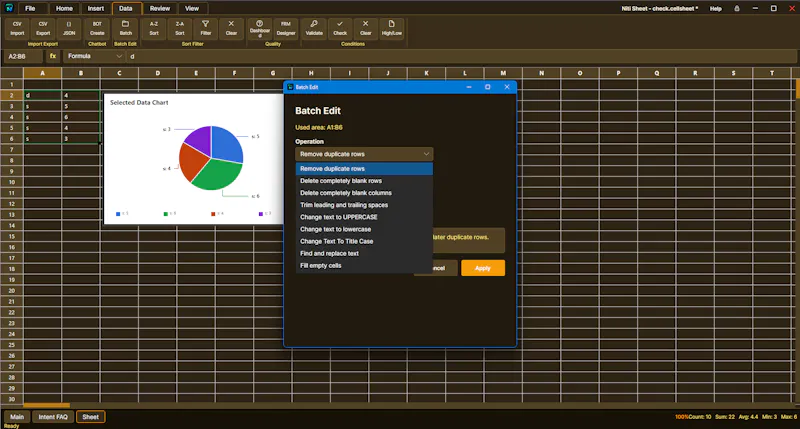 Niti sheet screenshot 7