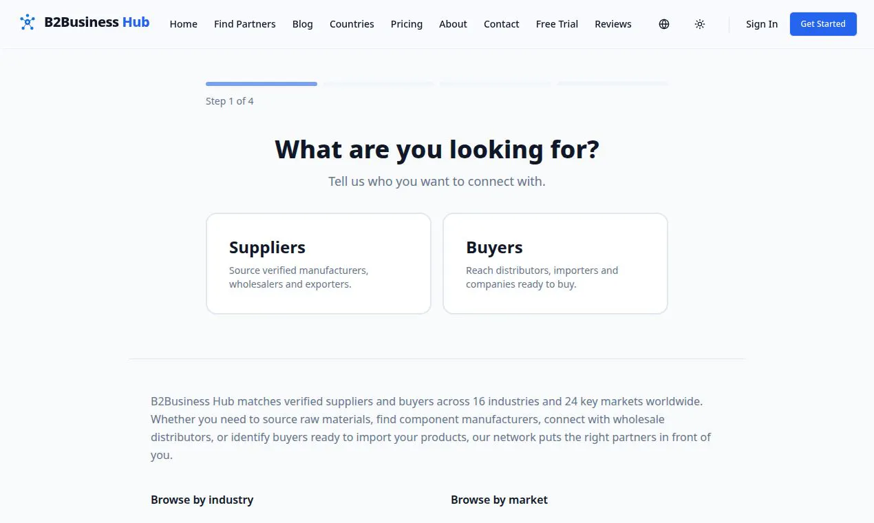 B2Business Hub screenshot