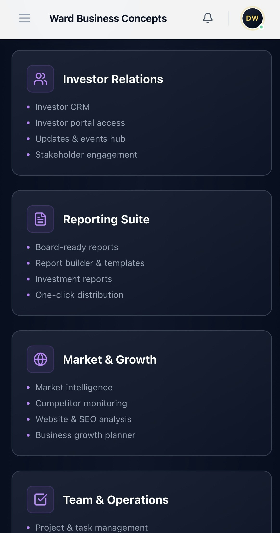 Ward Strategic Advisor (WSA) gallery image