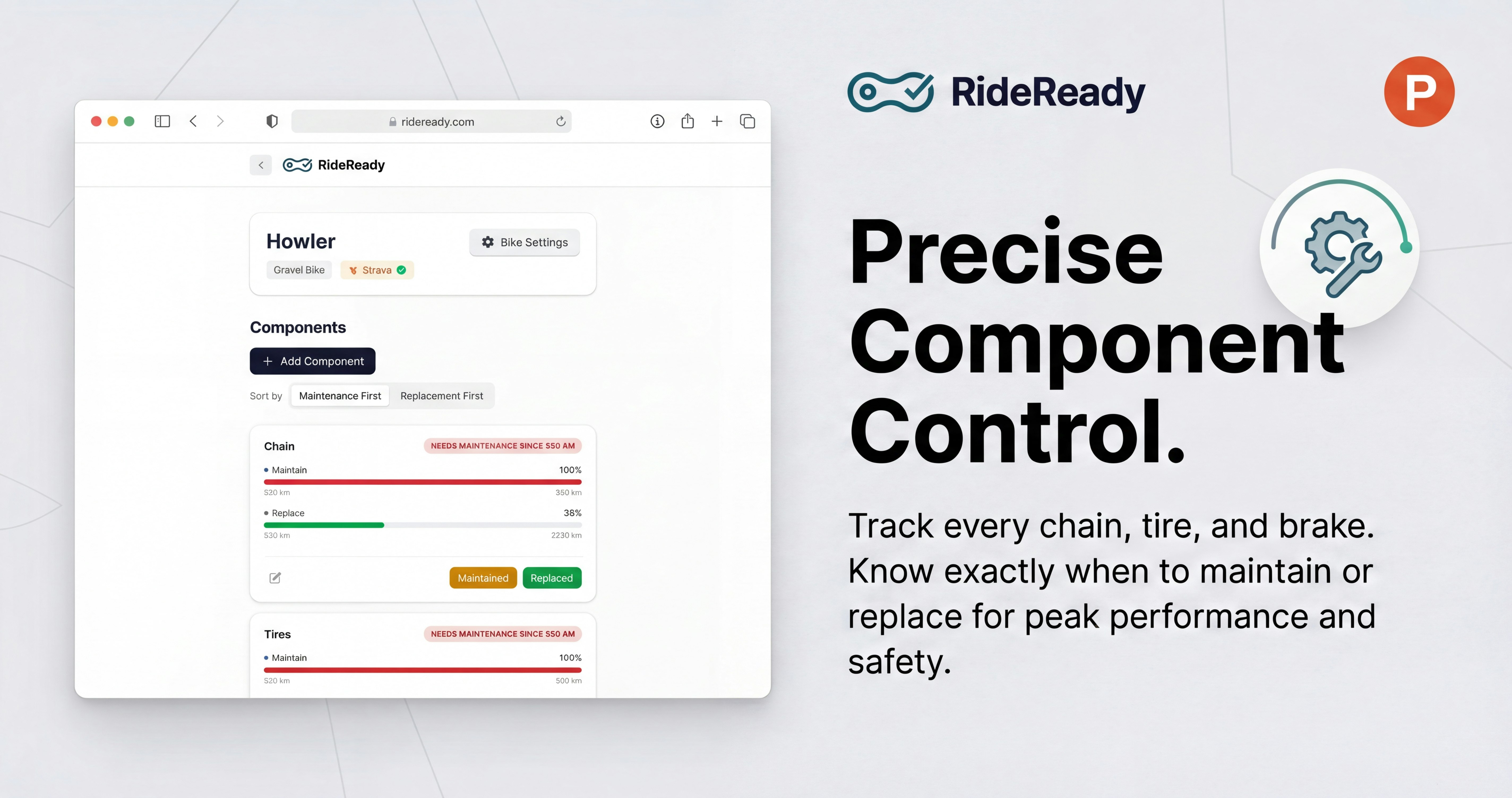 RideReady.xyz - Screenshot 3 showing product features and functionality
