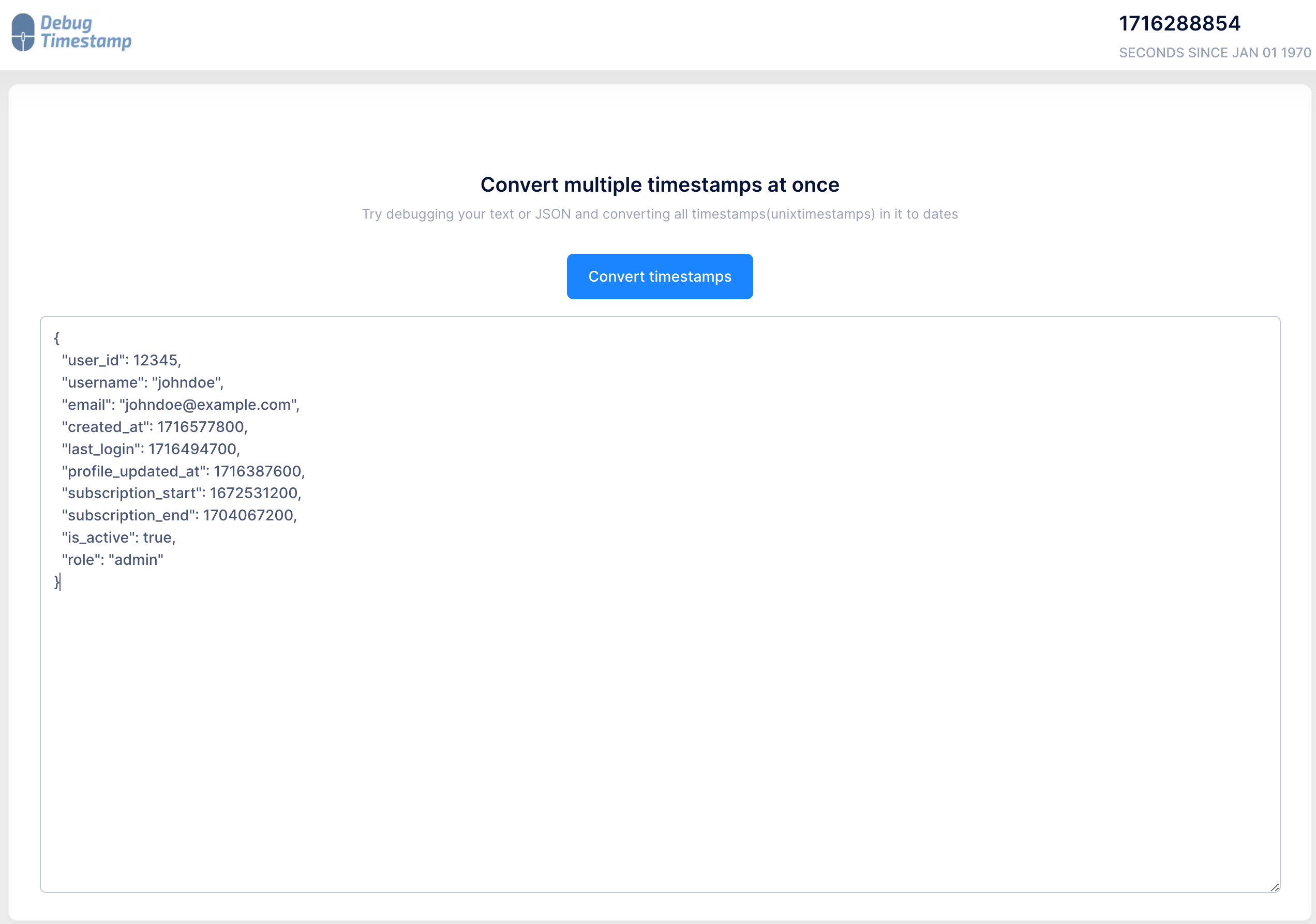 Média Horodatage de débogage 3