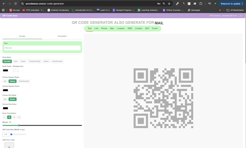 Qr Code Area screenshot 2