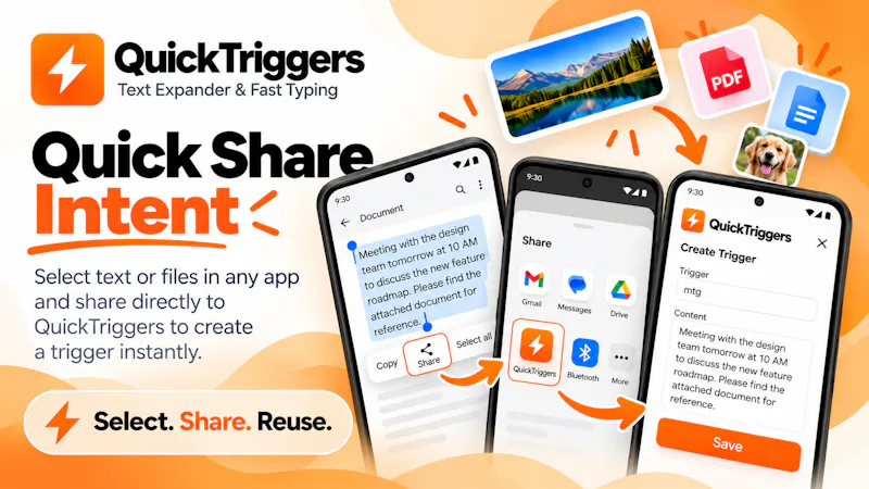 QuickTriggers: Text Expander screenshot 7