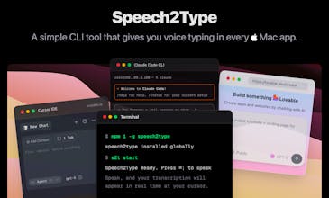 Speech2Type gallery image