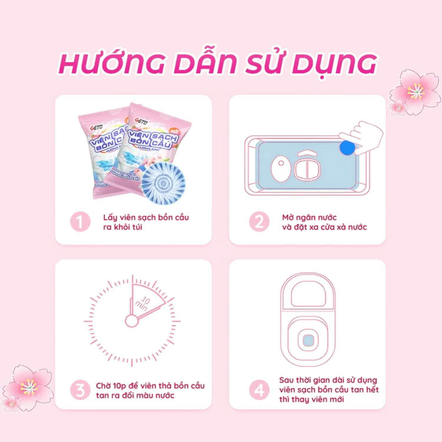 Viên Thả Bồn Cầu Sạch Khuẩn,Thơm Mát gallery image