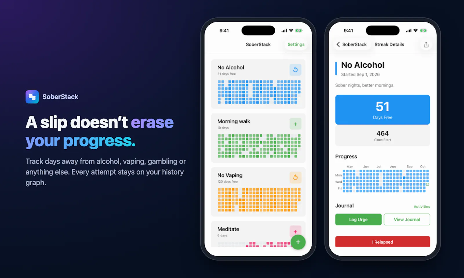 SoberStack screenshot 2