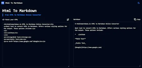 Markdown to HTML gallery image