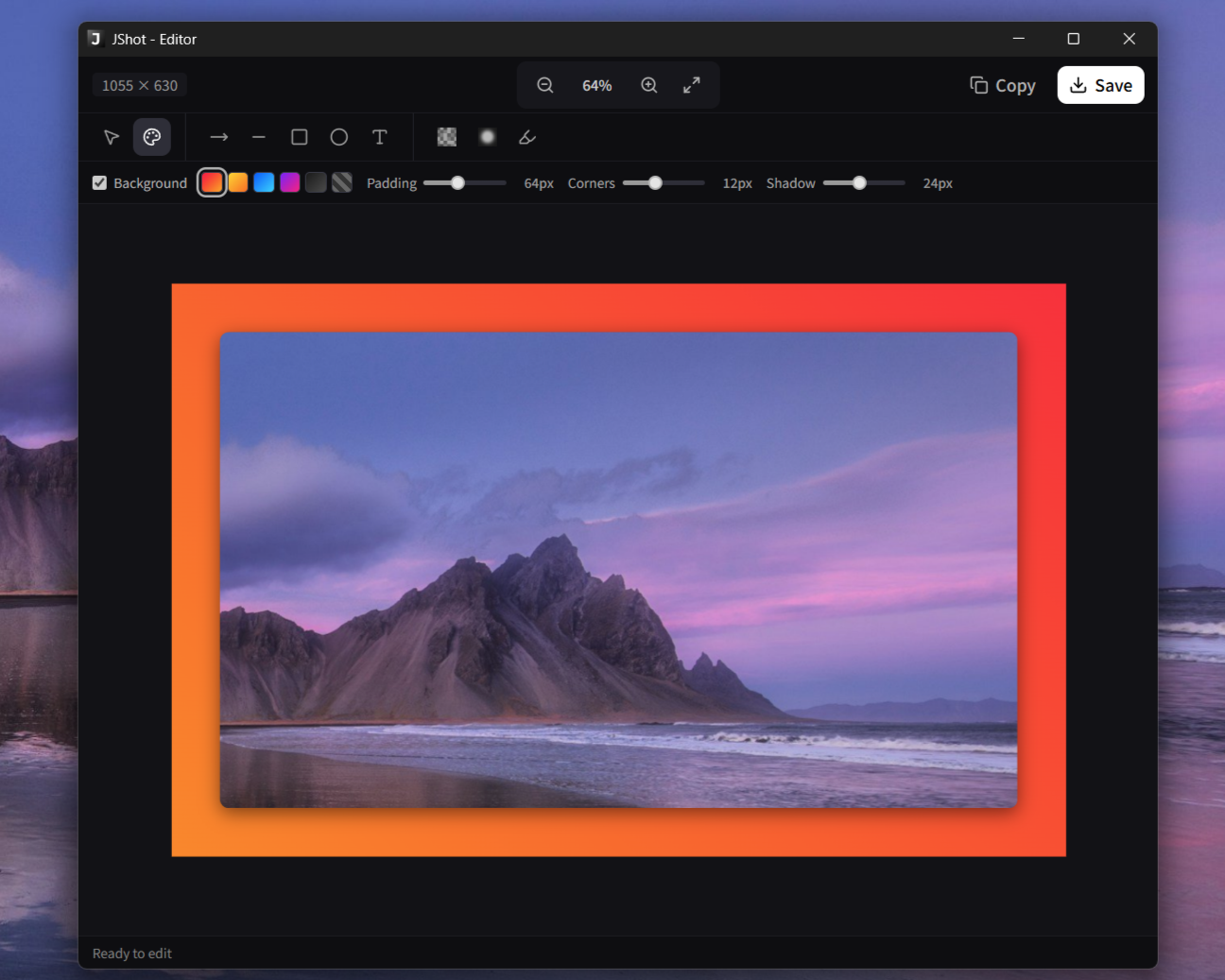 JShot - Screenshot 4 showing product features and functionality
