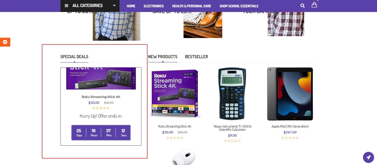 Ebiz çok amaçlı prestashop teması media 6