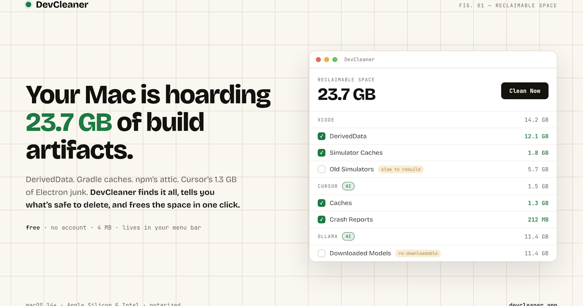 DevCleaner