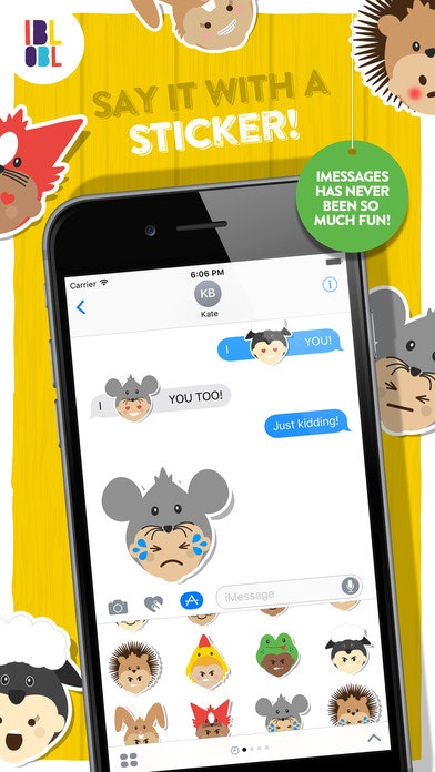 IIbbleobble Face Stickers for iMessage gallery image