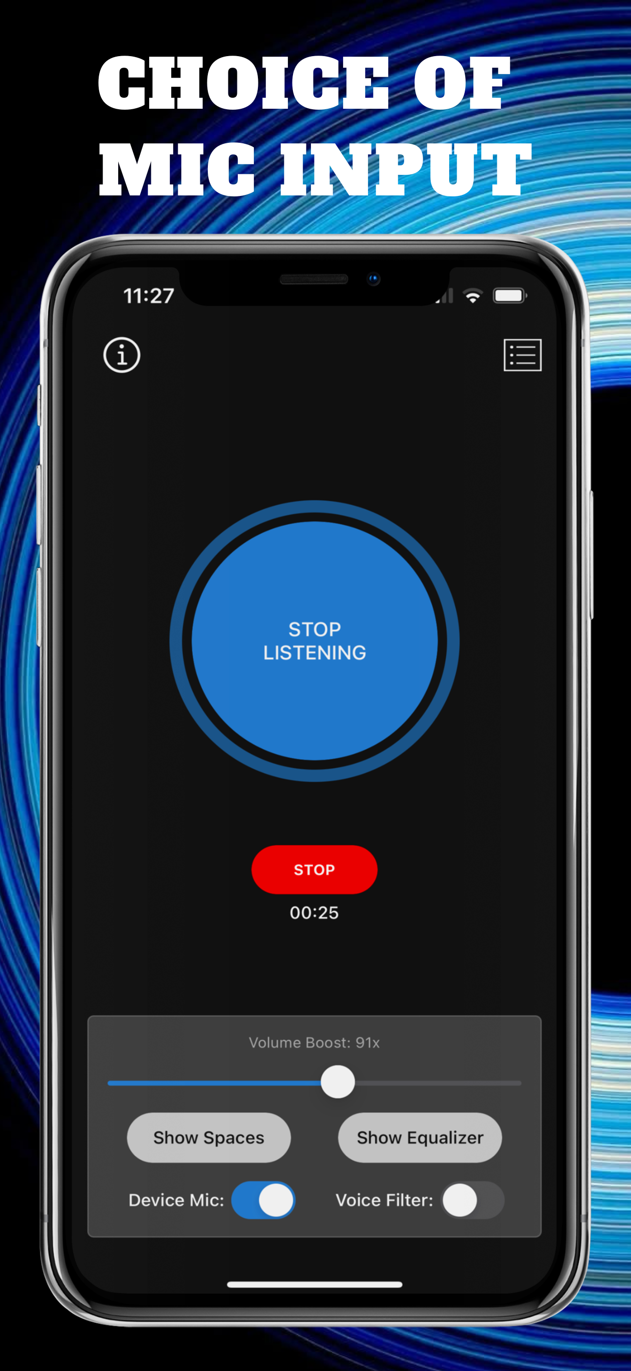 Hear Boost: Recording Ear Aid - Screenshot 5 showing product features and functionality