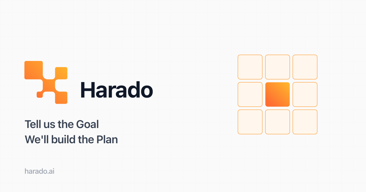 Harado.ai - Main product screenshot demonstrating key features and user interface
