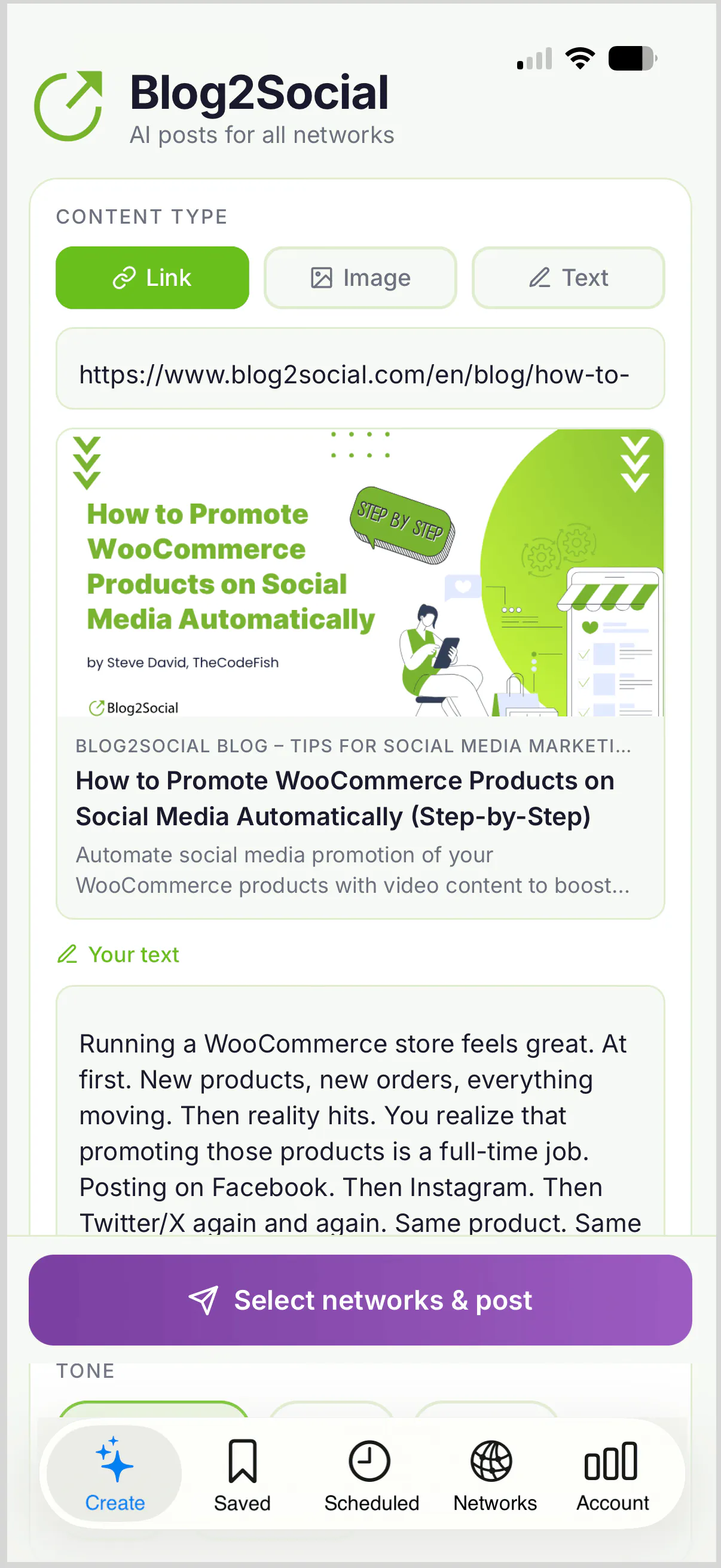 Mobile Social Media Publishing on the Go gallery image