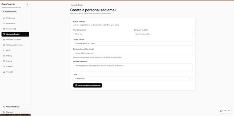 DeepReachAI  screenshot 4