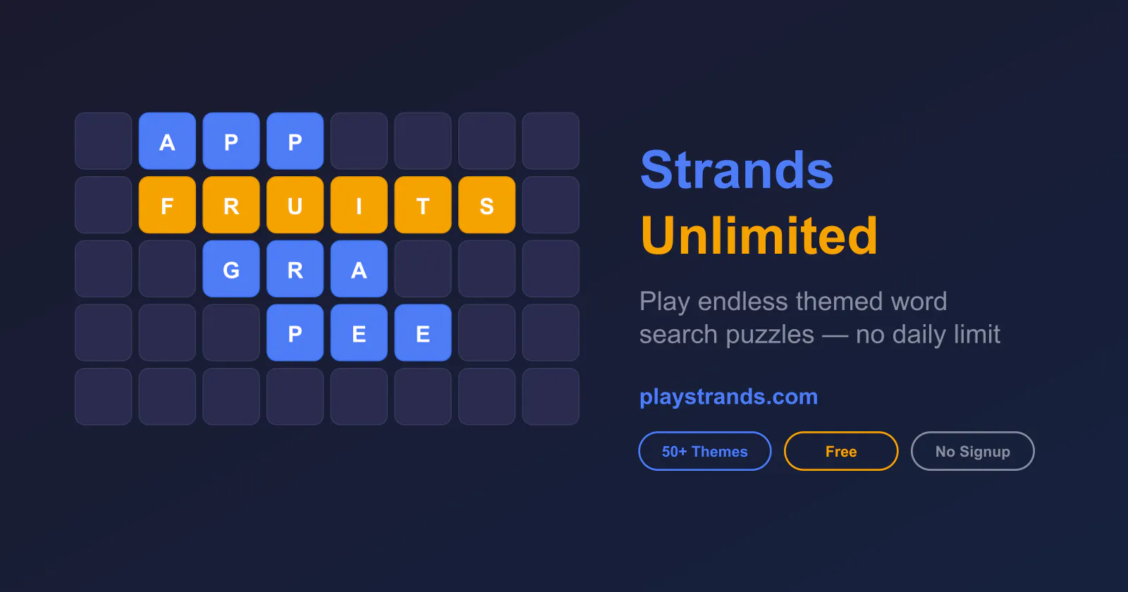Playstrands screenshot 1