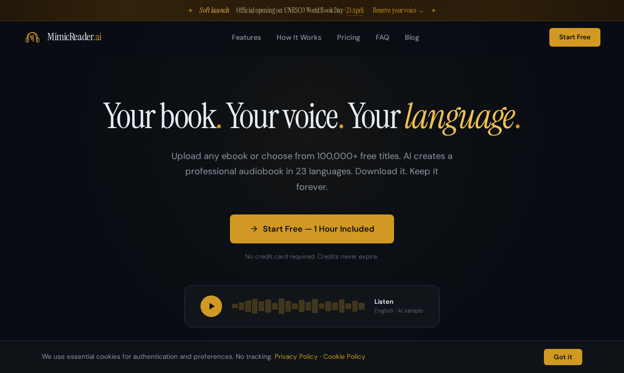 MimicReader.ai gallery image