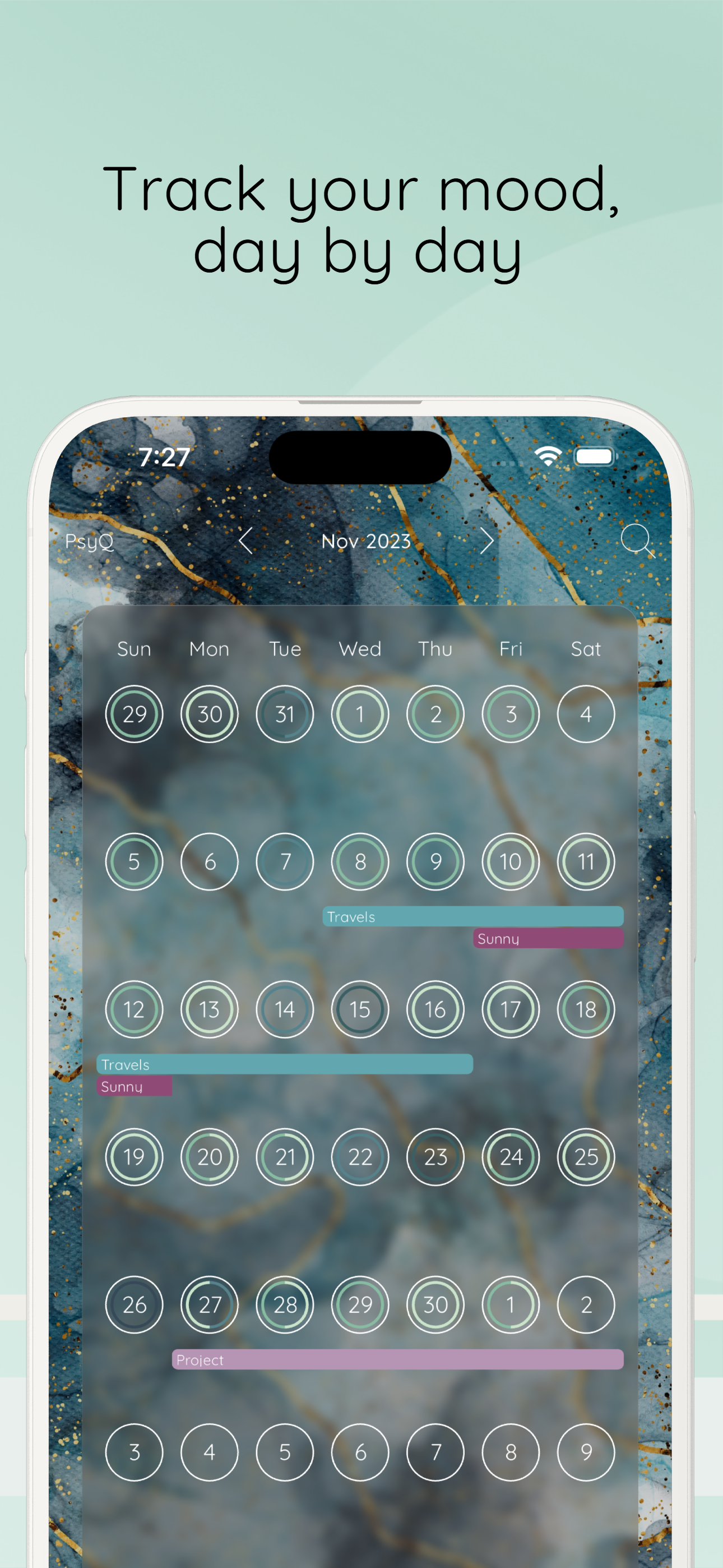 وسائط PSYQ: Mood Diary & Tracker 8