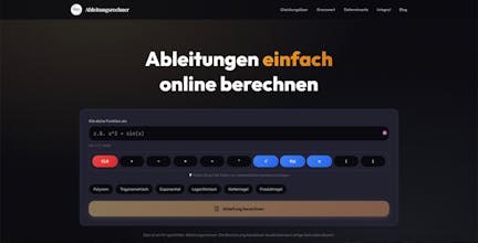 Ableitungsrechner gallery image