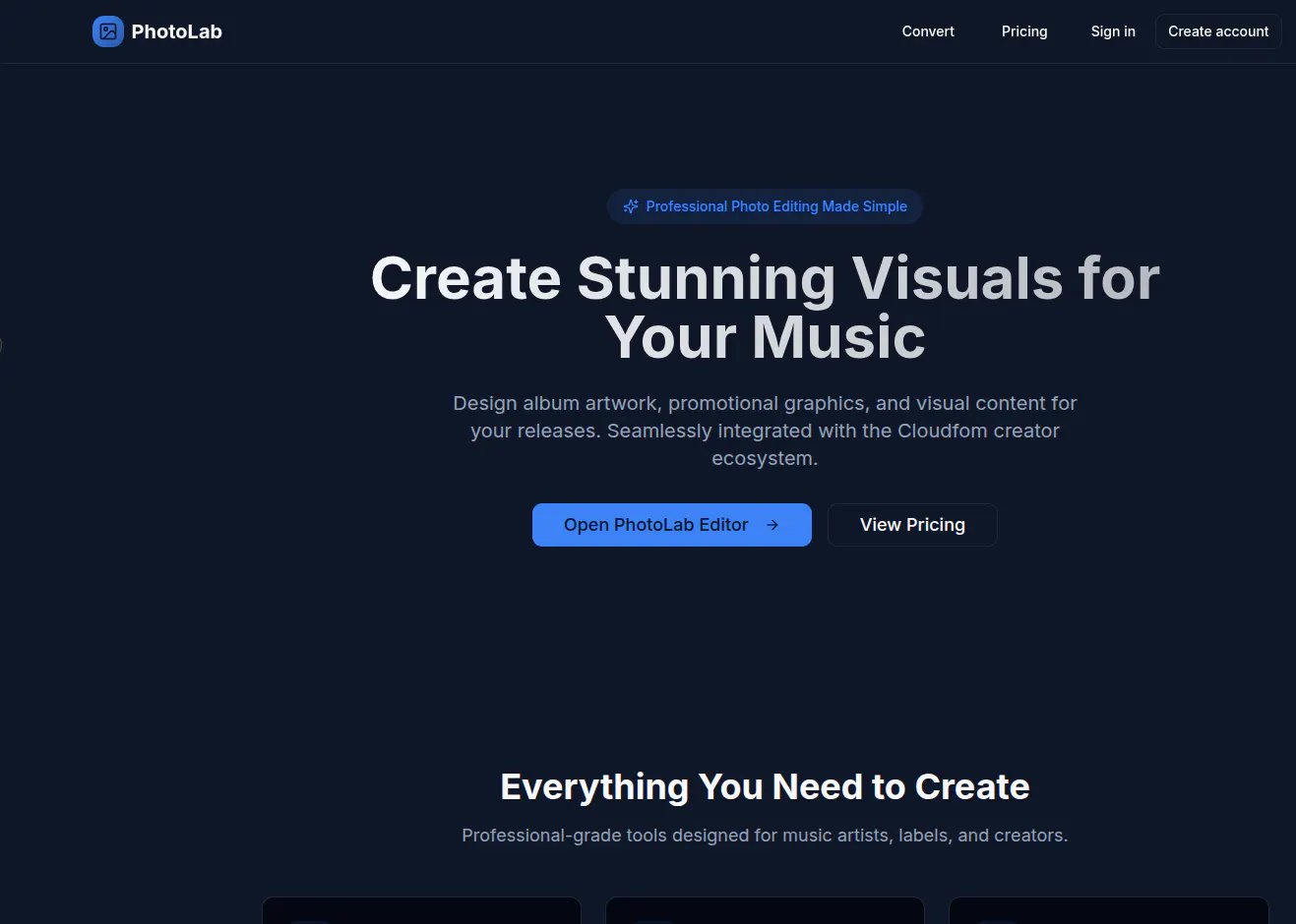 Cloudfom PhotoLab gallery image