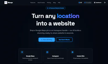 Mauqe.com - AI website builder gallery image