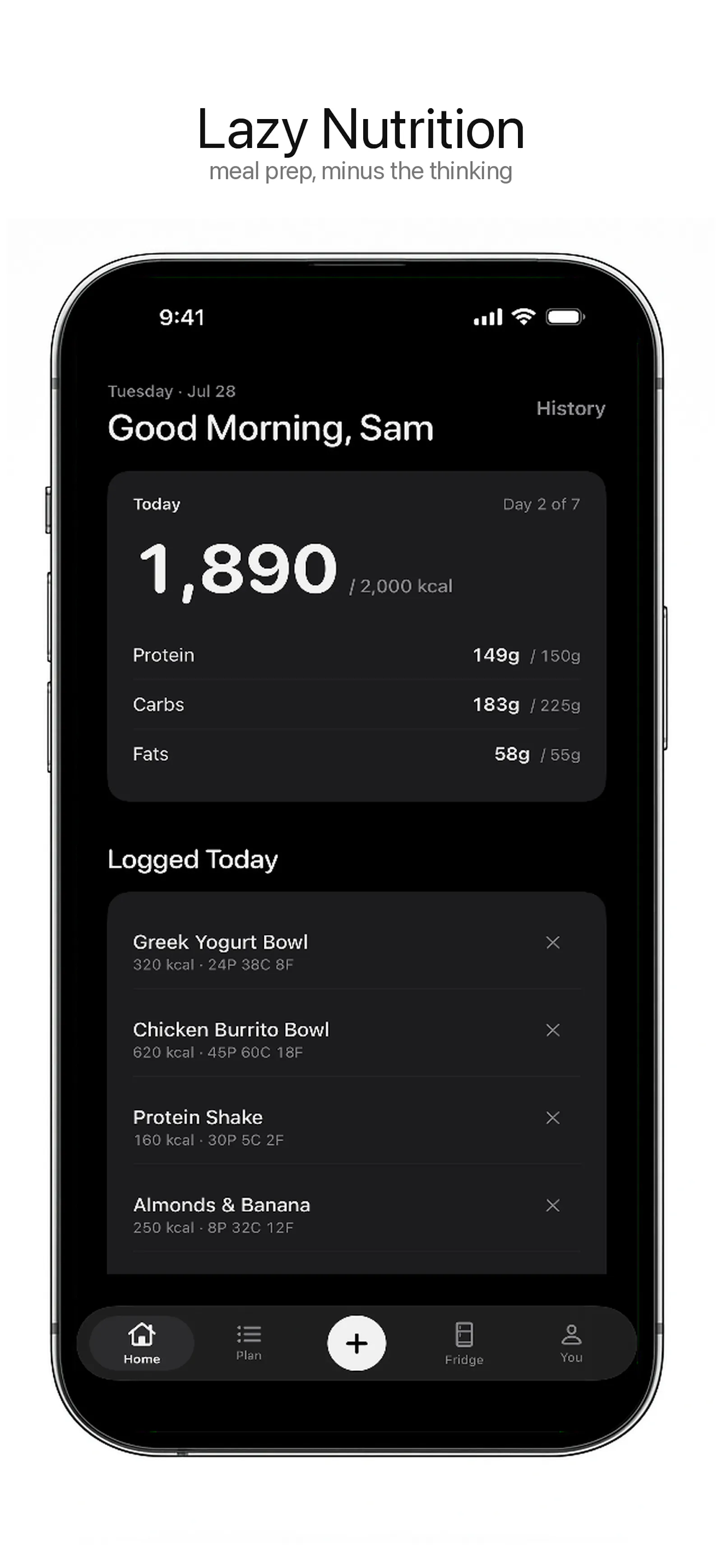 Minimalist: Lazy Nutrition screenshot 1