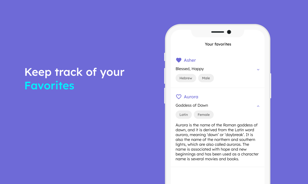 bebe - your perfect baby name - AI elevates the search for babynames to the next level media 4